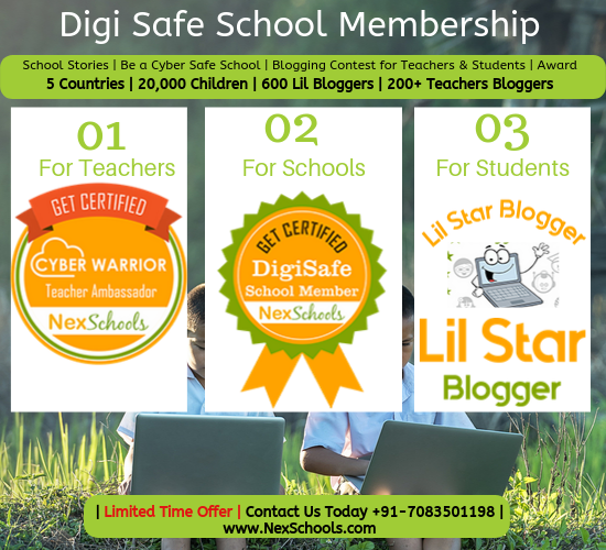NexSchools Digi Safe Membership Cyber Safety Teachers Training Kids Blogging